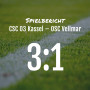 Spielbericht: CSC 03 Kassel – OSC Vellmar 3:1