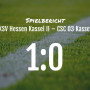 Spielbericht: KSV Hessen Kassel II – CSC 03 Kassel 1:0