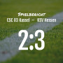 Spielbericht: CSC 03 Kassel – KSV Hessen 2:3