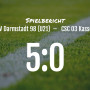 Spielbericht: SV Darmstadt 98 (U21) – CSC 03 Kassel 5:0