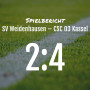 Spielbericht: SV Weidenhausen – CSC 03 Kassel 2:4