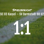 Spielbericht: CSC 03 Kassel – SV Darmstadt 98 U21 1:1