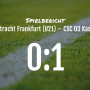Spielbericht: Eintracht Frankfurt (U21) – CSC 03 Kassel 1:0