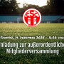 Einladung zur außerordentlichen Mitgliederversammlung
